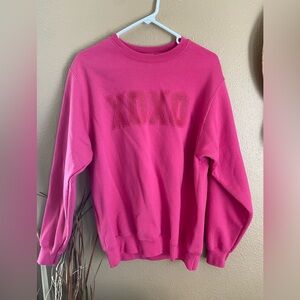 XOXO Pink Crew Neck Sweatshirt